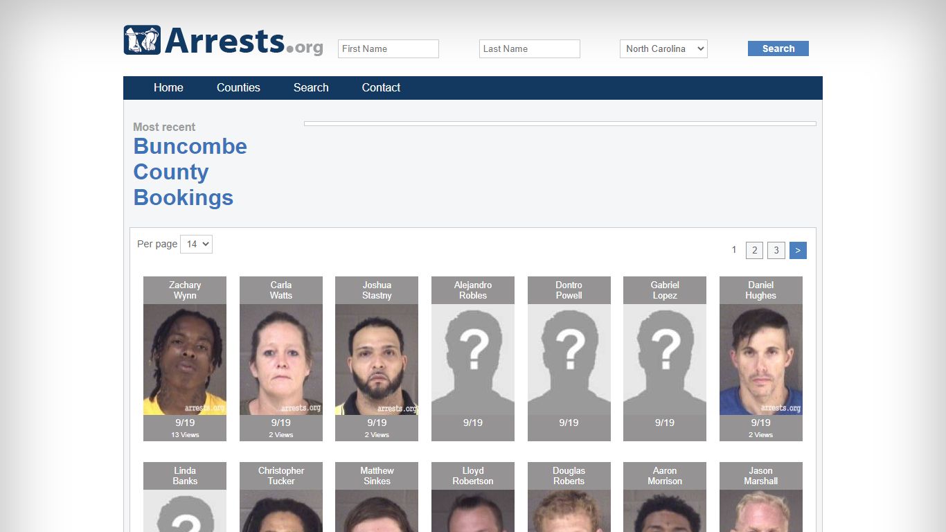 Buncombe County Arrests and Inmate Search