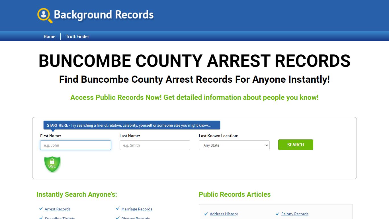 Find Buncombe County Arrest Records For Anyone Instantly!